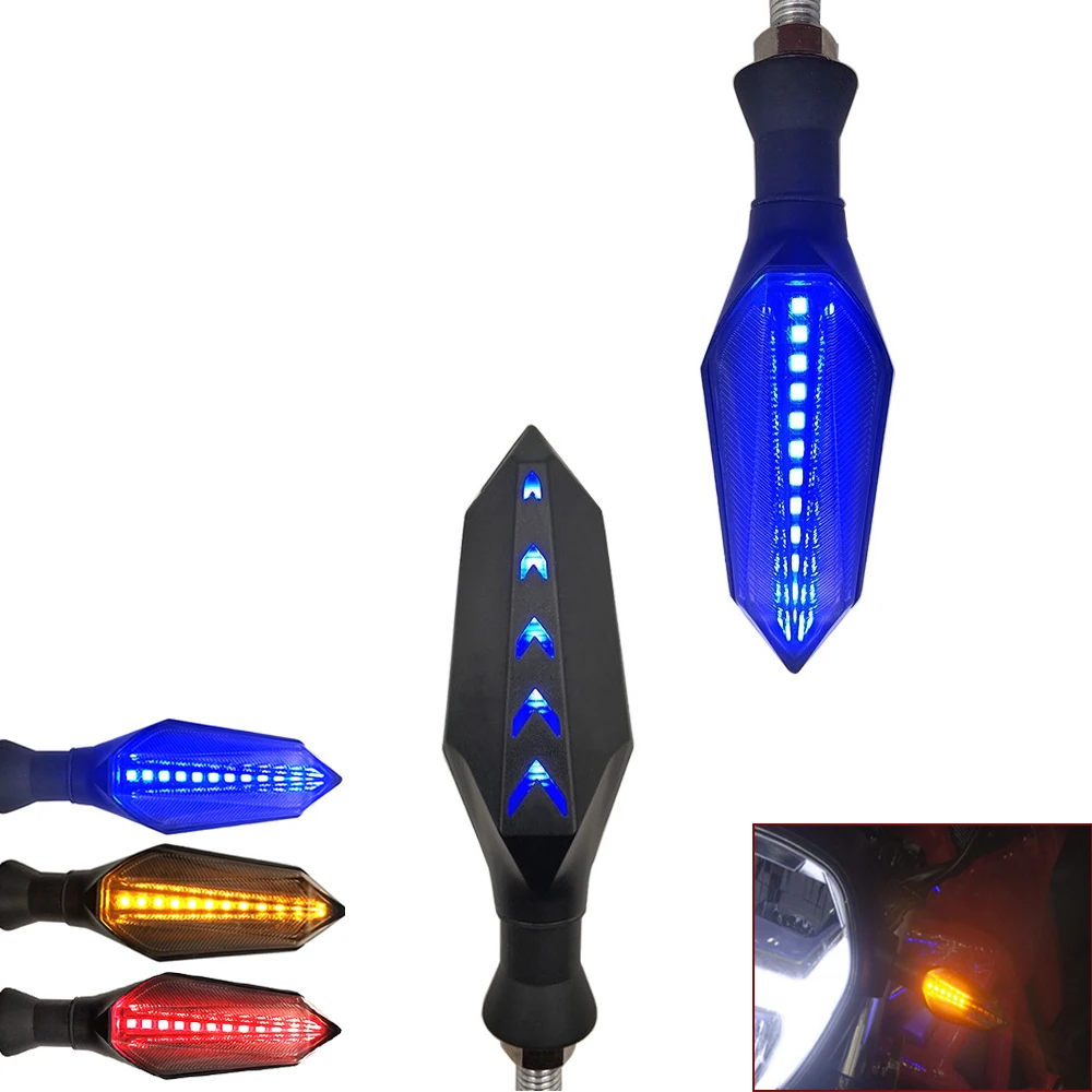 Motorcycle LED Turn Signal Lamp Sequential Flowing Flash Indicator Lights For Honda CB919 CB190R CB650R CB125R CB400SF CB1100
Motorcycle LED Turn Signal Lamp Sequential Flowing Flash Indicator Lights For Honda CB919 CB190R CB650R CB125R CB400SF CB1100