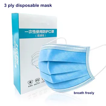 10/20/50pcs Disposable Masks Non Woven Anti-dust 3 Layers Breathable Respirator 3-layer Disposable Masks 
10/20/50pcs Disposable Masks Non Woven Anti-dust 3 Layers Breathable Respirator 3-layer Disposable Masks