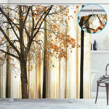 Autumn Orange Trees Print Shower Curtain Brown Decoration For Bathroom 70 Inch Plastic Hook For Most Of Standard Size Bathrooms
Autumn Orange Trees Print Shower Curtain Brown Decoration For Bathroom 70 Inch Plastic Hook For Most Of Standard Size Bathrooms
