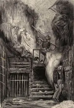 

Gustave Dore The Death of G_rard de Nerva Art Print Poster grandes para pared oil paintings canvas For Home Decor Wall Art