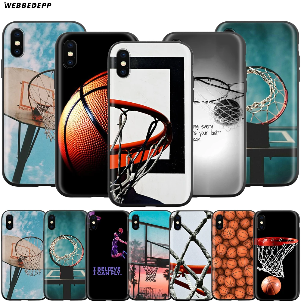 Webbedepp баскетбольная площадка Прекрасный чехол для Apple iPhone 12 Mini 11 Pro XS Max XR X 8 7 6 6S Plus 5