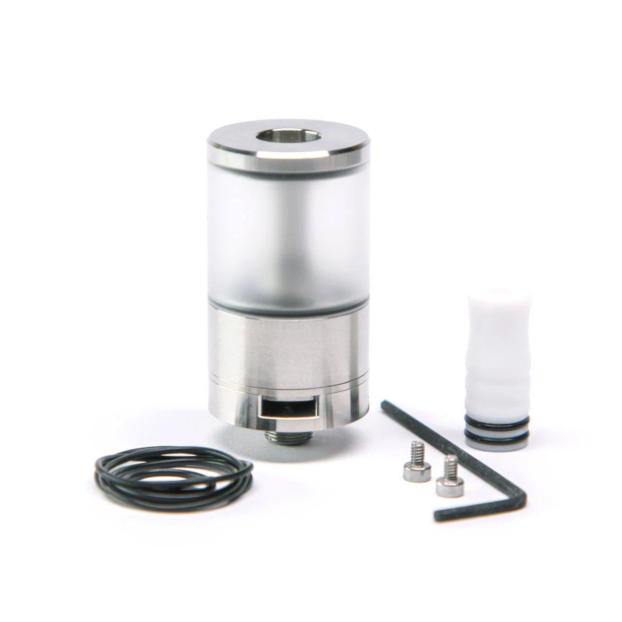 Dvarw MTL Style RTA Silver 316 SS 5ml/3.5ml/2ml capacity 22mm Rebuildable Tank with AFC insert airflow dual post build deck RTA
Dvarw MTL Style RTA Silver 316 SS 5ml/3.5ml/2ml capacity 22mm Rebuildable Tank with AFC insert airflow dual post build deck RTA