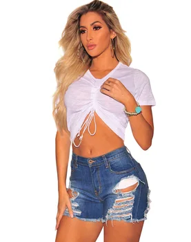 Spring 2020 ripped denim shorts high quality ladies' jeans In the summer The vulnerability of the tight The buttock daily 
Spring 2020 ripped denim shorts high quality ladies' jeans In the summer The vulnerability of the tight The buttock daily