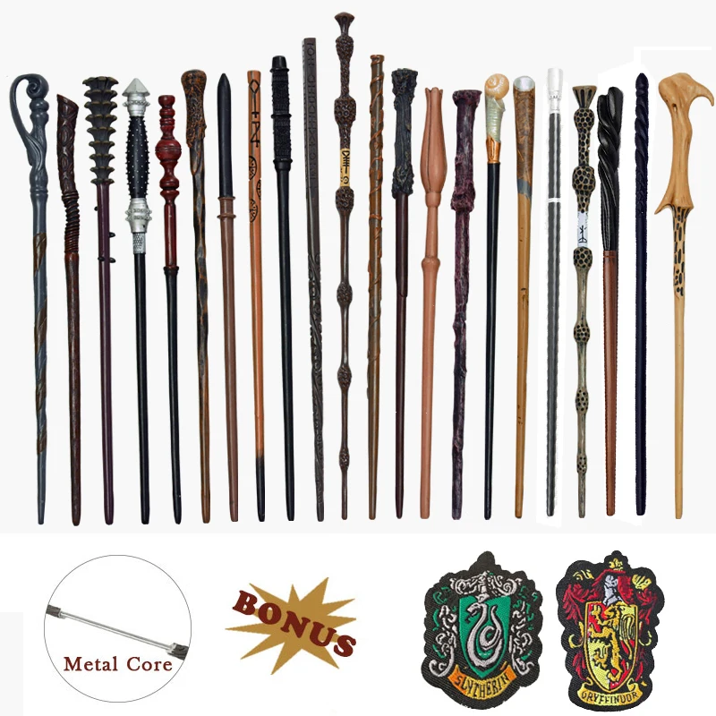 28 Kinds of Metal Core Potters Magic Wands Cosplay Ron Voldemort Hermione Magical Wand Harried Cloth Label as Bonus without Box
28 Kinds of Metal Core Potters Magic Wands Cosplay Ron Voldemort Hermione Magical Wand Harried Cloth Label as Bonus without Box