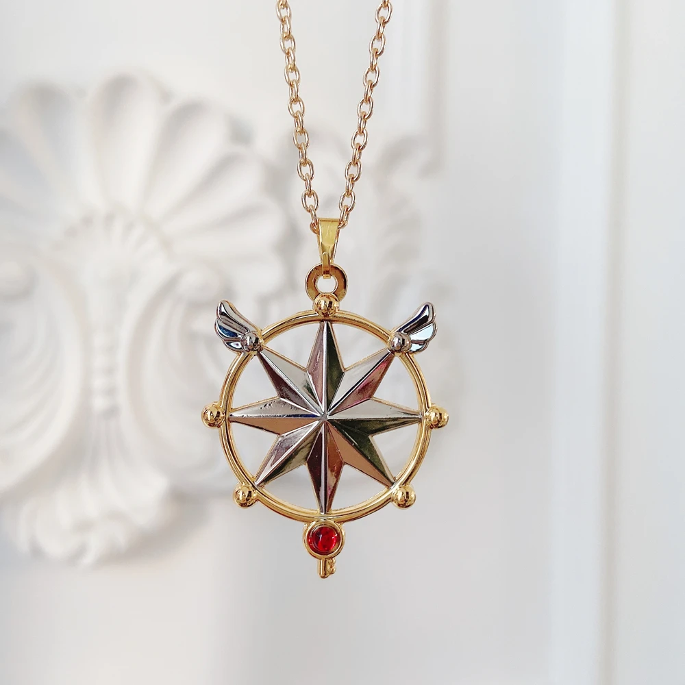Anime Card Captor Sakura Magic Dream Key Necklace Neck Collar Pendant Chain Fashion Decor Xmas Gift Cosplay
Anime Card Captor Sakura Magic Dream Key Necklace Neck Collar Pendant Chain Fashion Decor Xmas Gift Cosplay