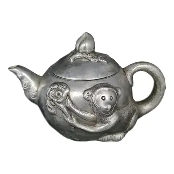 LaoJunLu White Copper Monkey Pot Imitation antique bronze masterpiece collection of solitary Chinese traditional style jewelry
LaoJunLu White Copper Monkey Pot Imitation antique bronze masterpiece collection of solitary Chinese traditional style jewelry