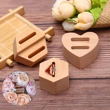 Wooden Hexagon heart-shaped Ring Display Stand Couples Rings Jewelry Holder Gift
Wooden Hexagon heart-shaped Ring Display Stand Couples Rings Jewelry Holder Gift