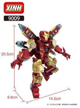MK85 427pcs Iron Man Figure Set Endgame The Avengers MK 85 Building Blocks Sets Models Bricks Toys X9009
MK85 427pcs Iron Man Figure Set Endgame The Avengers MK 85 Building Blocks Sets Models Bricks Toys X9009