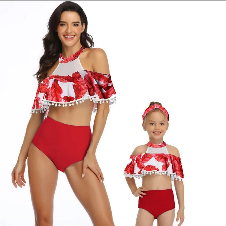 Mother Daughter Swimwear Mommy and Me Bikini Bathing Swimsuit Beachwear Matching Mom Daughter Floral Printed Clothes
Mother Daughter Swimwear Mommy and Me Bikini Bathing Swimsuit Beachwear Matching Mom Daughter Floral Printed Clothes