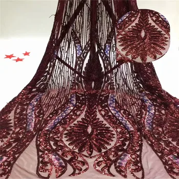 2019 Latest African Net Sequins Laces 5 Yards High Quality Nigerian Laces Fabric with Sequin For Sewing Dress Tulle Lace Fabric
2019 Latest African Net Sequins Laces 5 Yards High Quality Nigerian Laces Fabric with Sequin For Sewing Dress Tulle Lace Fabric