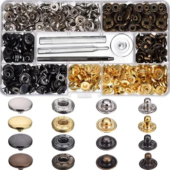 69 Sets Stud Buttons Snap Button Fastener Kit Tool Press Studs Fastener Snap on Set Clothing Snaps Kit Fixing Tool
69 Sets Stud Buttons Snap Button Fastener Kit Tool Press Studs Fastener Snap on Set Clothing Snaps Kit Fixing Tool