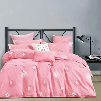 Bedding set luxury Letter style 100% cotton bedroom comforter set duvet cover set bed sheets and pillowcases
Bedding set luxury Letter style 100% cotton bedroom comforter set duvet cover set bed sheets and pillowcases