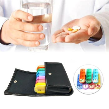 28 Grid Pill Box 7 Day Weekly Portable PU Travel Pill Organizer Pill Box Dispenser Medicine Box Pill Case Healthy Care Tool 
28 Grid Pill Box 7 Day Weekly Portable PU Travel Pill Organizer Pill Box Dispenser Medicine Box Pill Case Healthy Care Tool