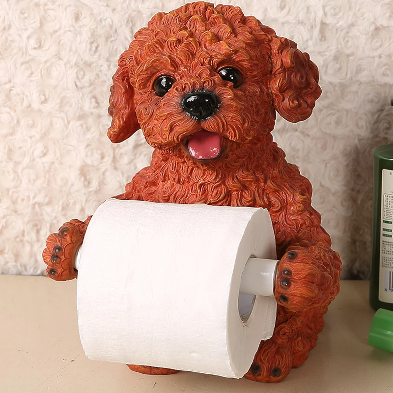 Decorative Dog Tissue Box Roll Holder Durable Bathroom Animal Teddy Seat Type Toilet Paper Canister
Decorative Dog Tissue Box Roll Holder Durable Bathroom Animal Teddy Seat Type Toilet Paper Canister