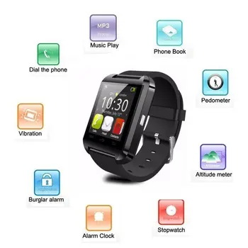2020 New Stylish U8 Bluetooth Smart Watch For iPhone IOS Android Watches Wear Clock Wearable Device Smartwatch PK Easy to Wear
2020 New Stylish U8 Bluetooth Smart Watch For iPhone IOS Android Watches Wear Clock Wearable Device Smartwatch PK Easy to Wear