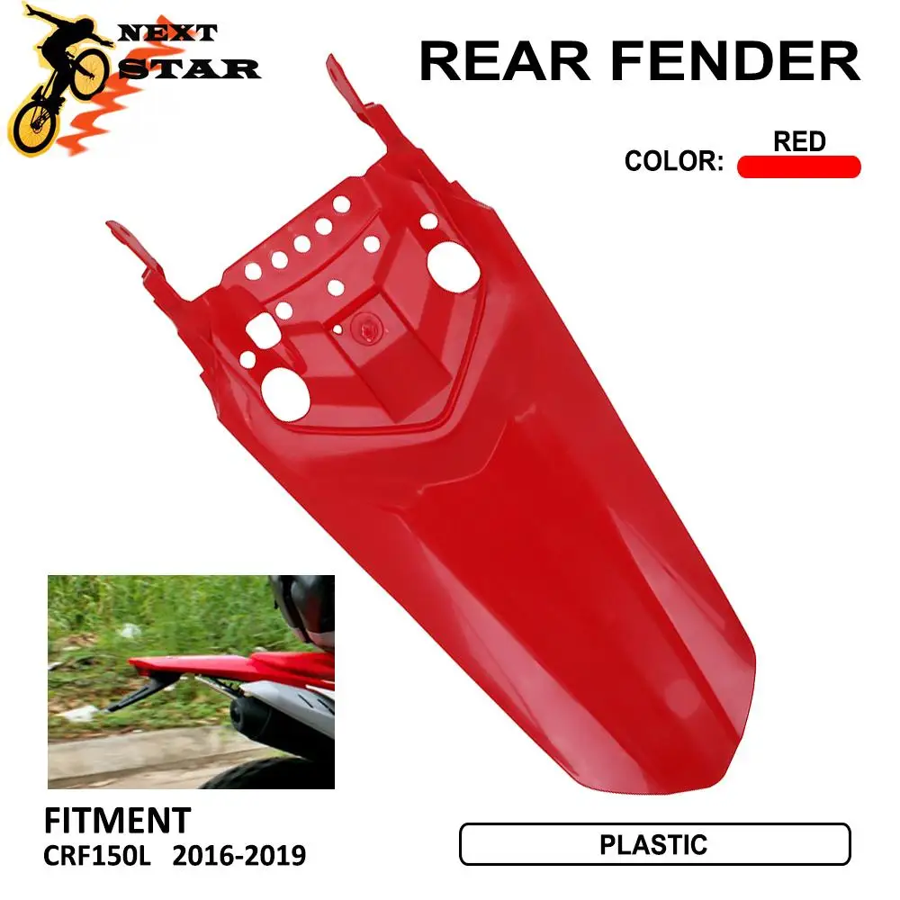 Motorcycle Plastic Rear Fender Flares Mud Flaps Mudguard Splash Guard For Honda CRF CRF150L 150L 2016 2017 2018 2019
Motorcycle Plastic Rear Fender Flares Mud Flaps Mudguard Splash Guard For Honda CRF CRF150L 150L 2016 2017 2018 2019