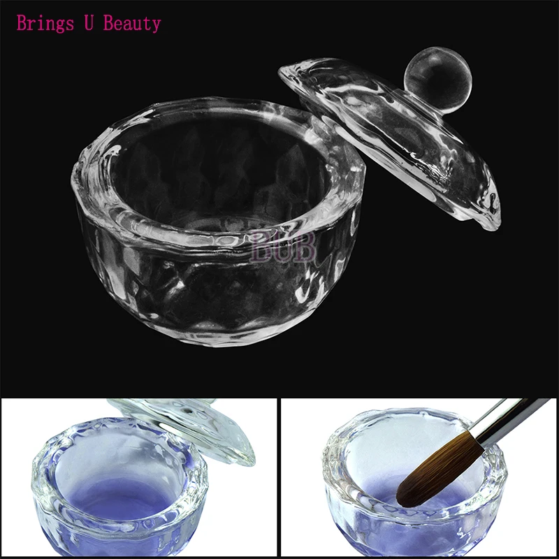 1 PC Round Shape Crystal Clear Acrylic Liquid Dish Dappen Dish Glass Cup w Cap Bowl for Acrylic Powder Monomer Nail Art Tool Kit
1 PC Round Shape Crystal Clear Acrylic Liquid Dish Dappen Dish Glass Cup w Cap Bowl for Acrylic Powder Monomer Nail Art Tool Kit