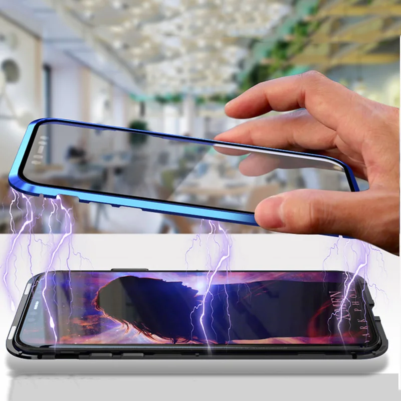 Magnetic Case For iphone 11 Pro Max Front Back Transparent Glass Cover Metal Bumper 360 For iphone11 Pro Luxury Shockproof Armor
Magnetic Case For iphone 11 Pro Max Front Back Transparent Glass Cover Metal Bumper 360 For iphone11 Pro Luxury Shockproof Armor