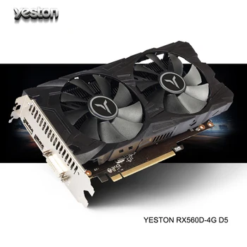 Yeston Radeon RX 560D GPU 4GB GDDR5 128 bit Gaming Desktop computer PC Video Graphics Cards support DVI/HDMI 
Yeston Radeon RX 560D GPU 4GB GDDR5 128 bit Gaming Desktop computer PC Video Graphics Cards support DVI/HDMI