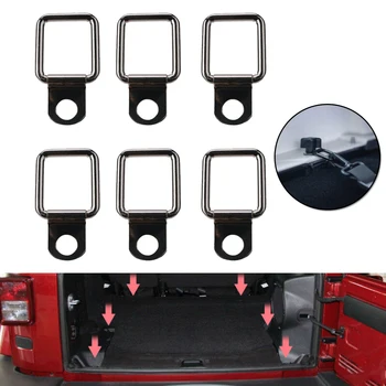 6pcs D Ring Tie Downs For Jeep Wrangler Trunk Cargo Heavy duty Anti-rust Auto
6pcs D Ring Tie Downs For Jeep Wrangler Trunk Cargo Heavy duty Anti-rust Auto
