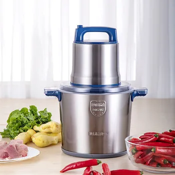 Electric Commercial Meat Grinder 1200W High-power Minced Meat Blender Home Stainless Steel Pepper Garlic Crusher Device 10L 
Electric Commercial Meat Grinder 1200W High-power Minced Meat Blender Home Stainless Steel Pepper Garlic Crusher Device 10L