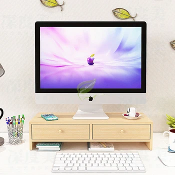 Simple Office LCD Computer Monitor Increased Bracket Solid Wood Double Drawer Storage Cabinet Anti Cervical Protection Table
Simple Office LCD Computer Monitor Increased Bracket Solid Wood Double Drawer Storage Cabinet Anti Cervical Protection Table