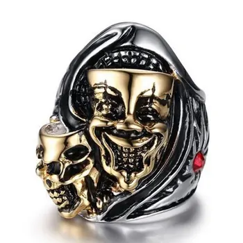 Punk Accessories Doom Clown Men's Ring Party Jewelry Christmas Gift Motorcycle Ring
Punk Accessories Doom Clown Men's Ring Party Jewelry Christmas Gift Motorcycle Ring