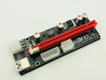 Riser 009s PCI Express PCI-E 1x to 16x Riser Card Extender Adapter USB 3.0 Cable 6pin 4pin molex for BTC Miner Antminer Mining
Riser 009s PCI Express PCI-E 1x to 16x Riser Card Extender Adapter USB 3.0 Cable 6pin 4pin molex for BTC Miner Antminer Mining