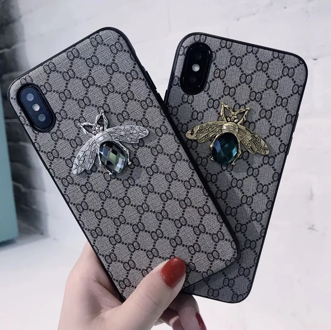 For Apple Xs MAX Models in Europe And America Man-made Diamond Bees Phone Case Luxury iPhone XR/8 P Shatter-resistant Soft Cover
For Apple Xs MAX Models in Europe And America Man-made Diamond Bees Phone Case Luxury iPhone XR/8 P Shatter-resistant Soft Cover
