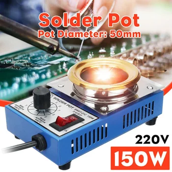 50mm Solder Pot Soldering Desoldering Bath 200-480℃ Titanium Plate 500g Capacity
50mm Solder Pot Soldering Desoldering Bath 200-480℃ Titanium Plate 500g Capacity