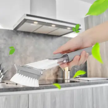 Outlet Vent Cleaning Brush Long Handle Liquid Dispensing Kitchen Dish Cleaning Brush Tool for Pot Dishes Sink Cleaning
Outlet Vent Cleaning Brush Long Handle Liquid Dispensing Kitchen Dish Cleaning Brush Tool for Pot Dishes Sink Cleaning