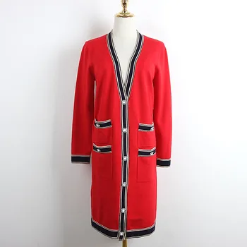 Long Knitted Cardigan V-neck Button Single Row Button Four Pocket Loose Oversize Coat Women
Long Knitted Cardigan V-neck Button Single Row Button Four Pocket Loose Oversize Coat Women