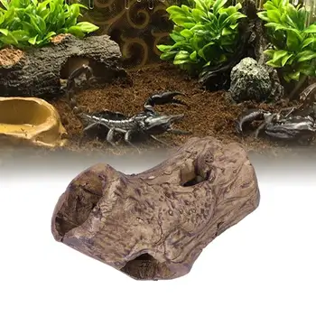 Reptile Habitat Ceramic Emulational Reptile Hide Rest Nest Pet Habitat Ornament Tree Root Shape Habitat For Reptile Scorpion
Reptile Habitat Ceramic Emulational Reptile Hide Rest Nest Pet Habitat Ornament Tree Root Shape Habitat For Reptile Scorpion
