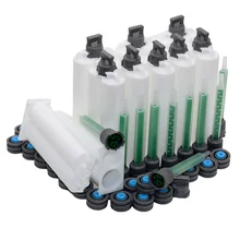 10pcs 50ml Dual Barrel Glue Cartridge Empty 1:1 AB Epoxy Adhesive Cartridge Glue Tube with 10pcs 1:1 Mixer Static Mixing Nozzles
10pcs 50ml Dual Barrel Glue Cartridge Empty 1:1 AB Epoxy Adhesive Cartridge Glue Tube with 10pcs 1:1 Mixer Static Mixing Nozzles