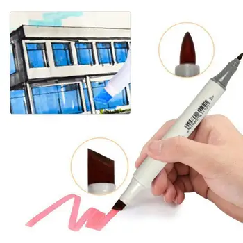 36/48/60/72 Colors Alcohol Double Head Art Marker Pen Industrial Design Drawing Tool Set artist brush
36/48/60/72 Colors Alcohol Double Head Art Marker Pen Industrial Design Drawing Tool Set artist brush