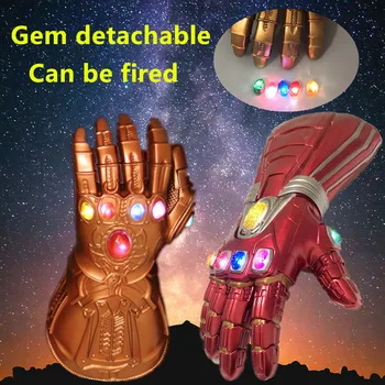 Thanos Infinity Gauntlet Light Glove Superhero Avengers Cosplay Gloves LED PVC Glove Kids Adult Carnival Costume props
Thanos Infinity Gauntlet Light Glove Superhero Avengers Cosplay Gloves LED PVC Glove Kids Adult Carnival Costume props