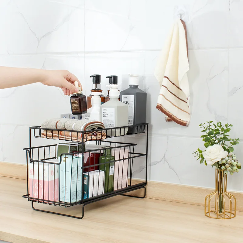 Under The Kitchen Sink Storage Rack Drawer Type Can Be Pushed And Pulled Under The Cabinet Telescopic Double Shelf
Under The Kitchen Sink Storage Rack Drawer Type Can Be Pushed And Pulled Under The Cabinet Telescopic Double Shelf