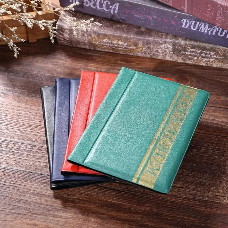 Retro 120 Pockets Coins Holders Album Book Collecting Money Organizer Storage Bags Money Pockets Album Coin Storage Book
Retro 120 Pockets Coins Holders Album Book Collecting Money Organizer Storage Bags Money Pockets Album Coin Storage Book