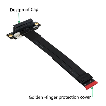 M.2 NGFF Key M to PCI-E 3.0 4X Extender Cable Flexible PCI Express Riser Card Extension Adapter Right Angled Ribbon Connector
M.2 NGFF Key M to PCI-E 3.0 4X Extender Cable Flexible PCI Express Riser Card Extension Adapter Right Angled Ribbon Connector