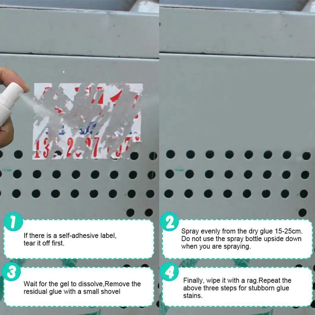 Sticky Residue Remover Spray Multifunctional Quick Label Remover Sticker Glue Cleaner Car Cleaning Spray Glass Cleaner Adhe U6H5
Sticky Residue Remover Spray Multifunctional Quick Label Remover Sticker Glue Cleaner Car Cleaning Spray Glass Cleaner Adhe U6H5