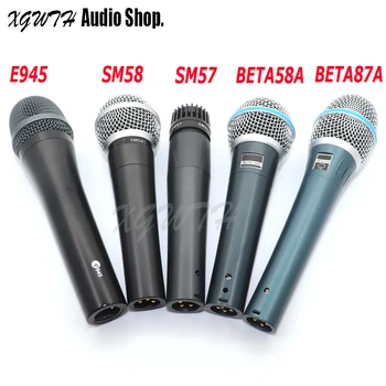Professional Moving Coil Dynamic Cardioid Unidirectional Vocal Handheld Microphone with Mic Clip BETA58A BETA87A SM58 SM57 E945
Professional Moving Coil Dynamic Cardioid Unidirectional Vocal Handheld Microphone with Mic Clip BETA58A BETA87A SM58 SM57 E945
