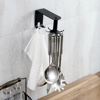 Kitchen Utensil Rack Hooks Space-saving Rotating Storage Manager With 4 Hooks For Easy Fixing On Smooth Walls,
Kitchen Utensil Rack Hooks Space-saving Rotating Storage Manager With 4 Hooks For Easy Fixing On Smooth Walls,