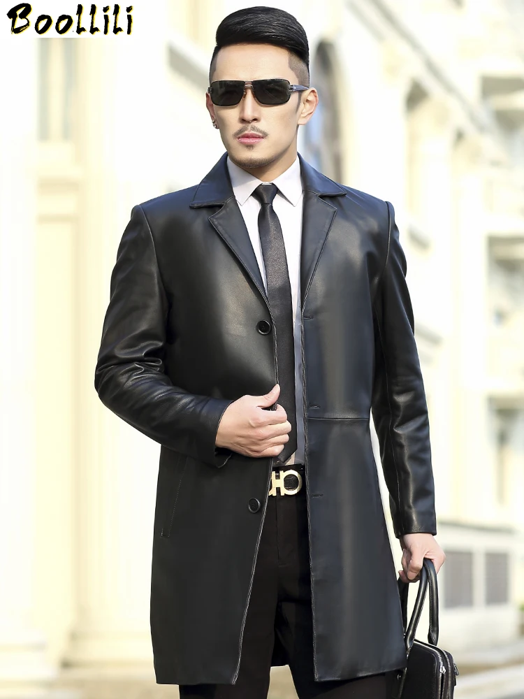 Boollili Genuine Leather Jacket Men Long Spring Sheepskin Coat for Men Windbreaker Blazer Men Coat Blouson Cuir Homme
Boollili Genuine Leather Jacket Men Long Spring Sheepskin Coat for Men Windbreaker Blazer Men Coat Blouson Cuir Homme