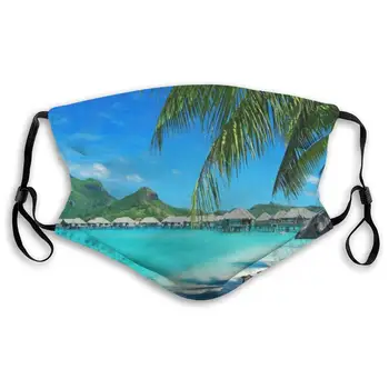 Blue Palm Beach Print Mouth Masks With Filter Washable And Reusable Anti Dust Breathable Mask With Adjustable Ear Loops For Men
Blue Palm Beach Print Mouth Masks With Filter Washable And Reusable Anti Dust Breathable Mask With Adjustable Ear Loops For Men