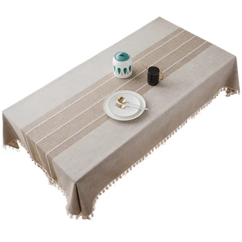 Linen Fringed Tablecloth Kitchen Table Decoration Washable Tablecloth Modern Minimalist Waterproof Tablecloth
Linen Fringed Tablecloth Kitchen Table Decoration Washable Tablecloth Modern Minimalist Waterproof Tablecloth