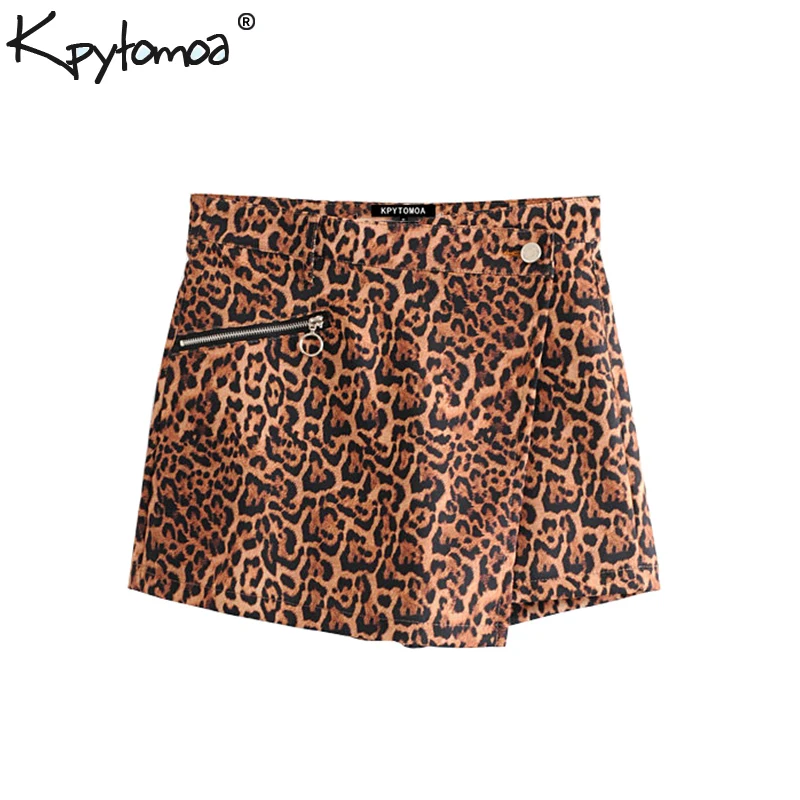 Vintage Sexy Leopard Print Shorts Women 2019 Fashion Zipper Pockets Animal Pattern Short Pants Stylish Pantalones Cortos 
Vintage Sexy Leopard Print Shorts Women 2019 Fashion Zipper Pockets Animal Pattern Short Pants Stylish Pantalones Cortos