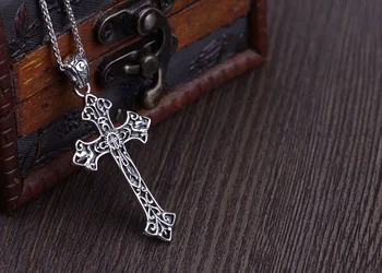 Jesus Christ Cross Pendant 925 Sterling Silver For Men Vintage Hollow Pattern Design Fine Jewelry Mens Accessories
Jesus Christ Cross Pendant 925 Sterling Silver For Men Vintage Hollow Pattern Design Fine Jewelry Mens Accessories