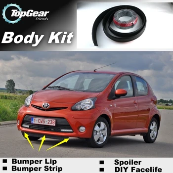 For TOYOTA Aygo Bumper Lip / Front Spoiler For TG Friends Car Tuning / TOPGEAR Body Kit / Strip Skirt 
For TOYOTA Aygo Bumper Lip / Front Spoiler For TG Friends Car Tuning / TOPGEAR Body Kit / Strip Skirt