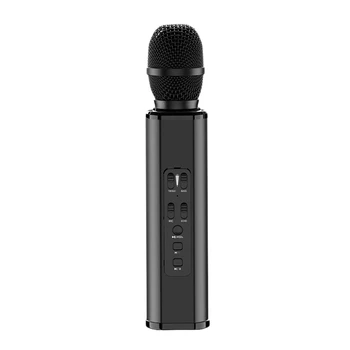 Multi Functional Wireless Bluetooth Karaoke Microphone Double Speakers Portable Smart Karaoke Mic for Mobile Phone(Black)
Multi Functional Wireless Bluetooth Karaoke Microphone Double Speakers Portable Smart Karaoke Mic for Mobile Phone(Black)