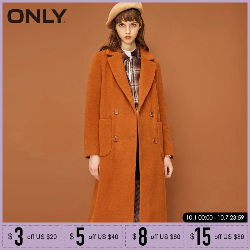 ONLY autumn Lapel Collar Wool Coat Jacket winter coat women| 11836U503
ONLY autumn Lapel Collar Wool Coat Jacket winter coat women| 11836U503